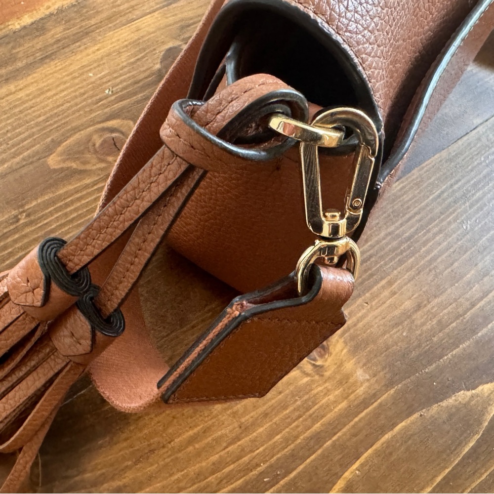 Tory Burch Brown Leather Crossbody Bag - Picture 7 of 7